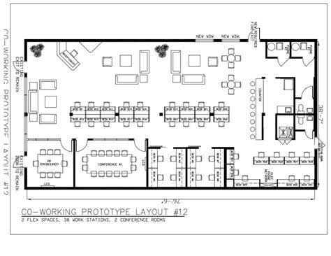 CO WORKING LAYOUT 12 Architettura Architettura Industriale Progetti