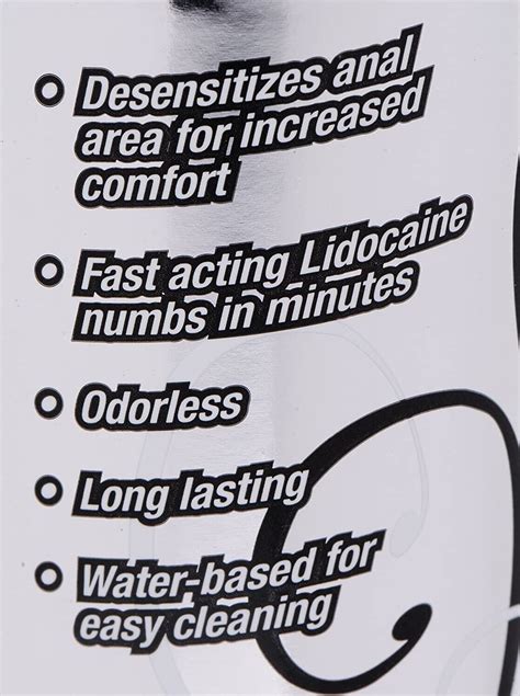 Passion Extra Strength Anal Desensitizing Lube Maximum Numbing