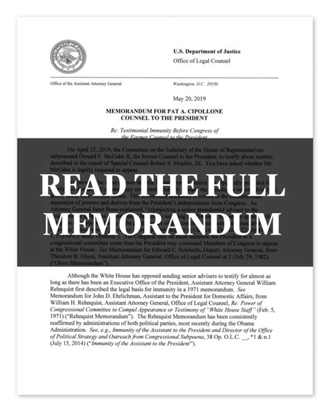 Read The White House Letter Directing Don Mcgahn Not To Testify Pbs News