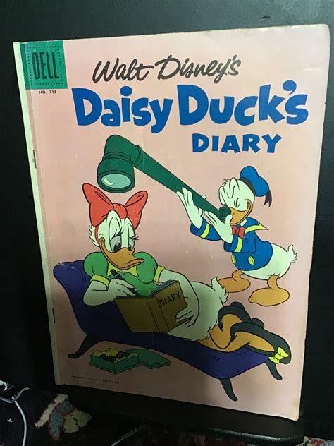 Four Color 743 1956 Mid Grade Daisy Duck’s Diary Donald Duck Key Fn Wow Comic Books