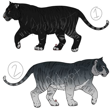 $5 Tiger Adopts by RoslynNightward on DeviantArt