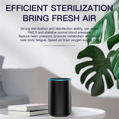 Portable Car Air Purifier Low Noise Lightweight Ai Grandado