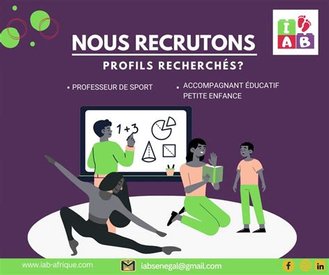 OFFRE D EMPLOI ACCOMPAGNANT ÉDUCATIF PETITE ENFANCE ET PROFESSEUR DE