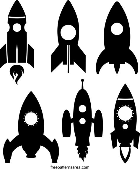 Black And White Free Clipart Spaceship