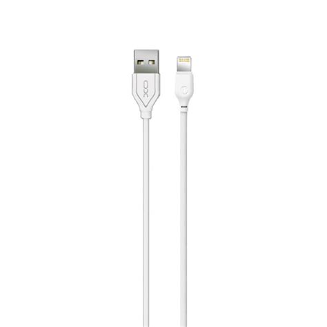 XO NB103 Lightning Kabel 2 1A 2m USB A Lightning Hvit 99 Kr