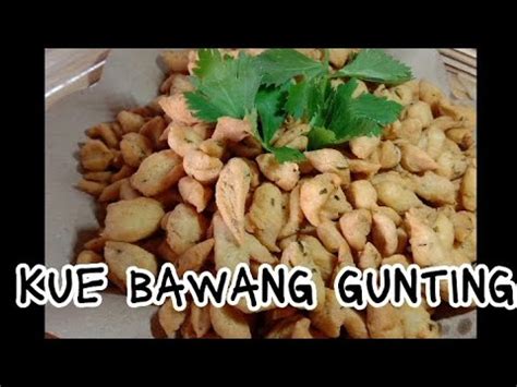 Lagi Viral Kue Bawang Gunting Gurih Dan Renyah Resep Kue Bawang