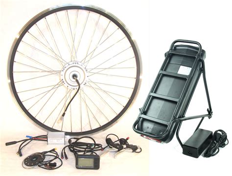 Kit complet vélo électrique performant sur roue avant avec batterie