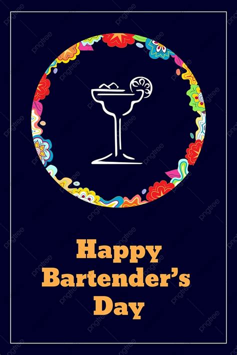 Happy National Bartender Day Poster Template Download on Pngtree