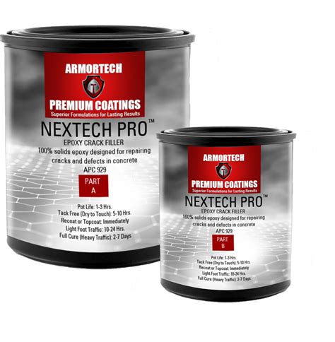 NEXTECH PRO APC 929 100% SOLIDS EPOXY CRACK FILLER (Kit: Parts A & B)