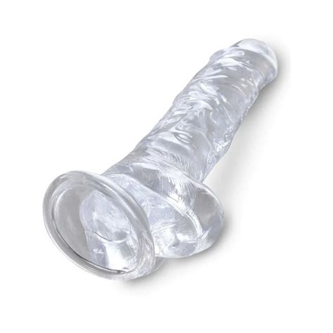 King Cock In Dildo W Balls Clear Pipedream Satisfaction