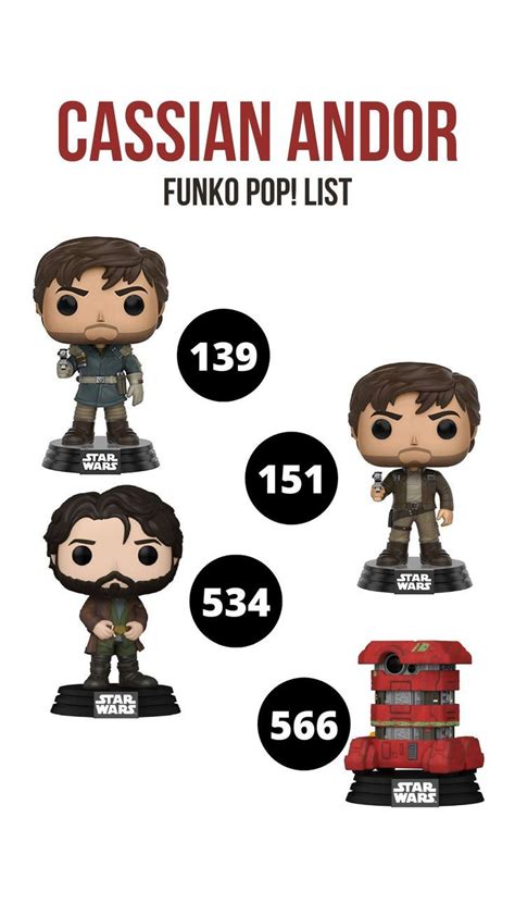 Andor Funko Pop All Figures You Can Collect Checklist Funko Star