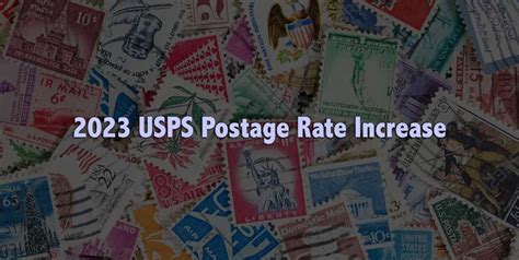 July 2023 USPS Stamp Price Rate Increase - 63 to 66 cents