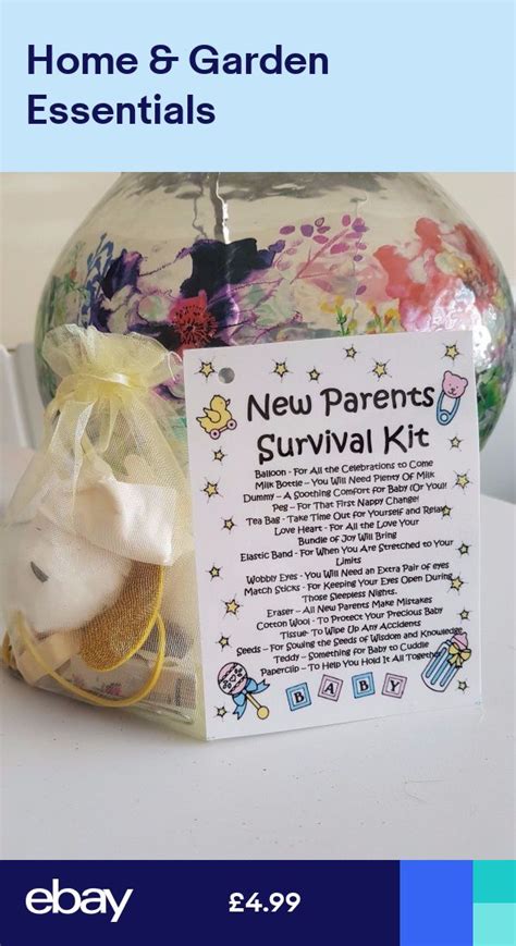 New Parents Survival Kit The Perfect Greetings Card Alternative