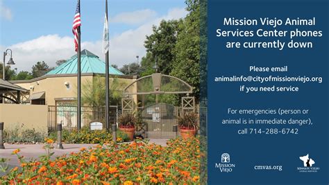 Mission Viejo On Twitter Mission Viejo Animal Services Center Phones