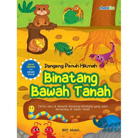 Jual Buku Kumpulan Cerita Anak Dongeng Penuh Hikmah Binatang Bawah