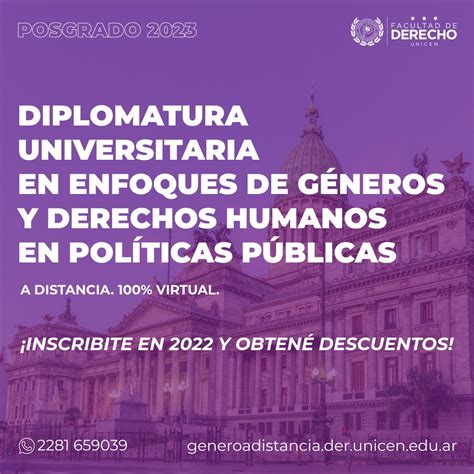 Diplomatura Universitaria En Enfoques De Géneros Y Derechos