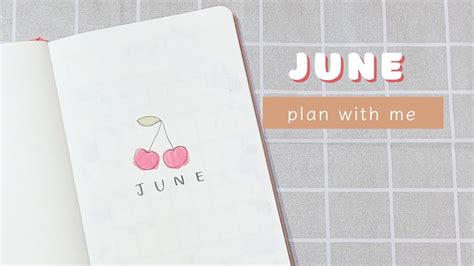 2024 6月子彈筆記排版 2024 June Bullet Journal Setup YouTube