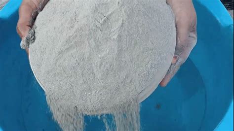 Asmr Very Soft Sand And Pure Cement Silk Crunchy Paste Play In Tube