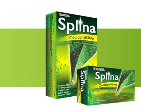 Savon Splina Chlorophylle Edmark Distributeur Détox Et Perdre Du