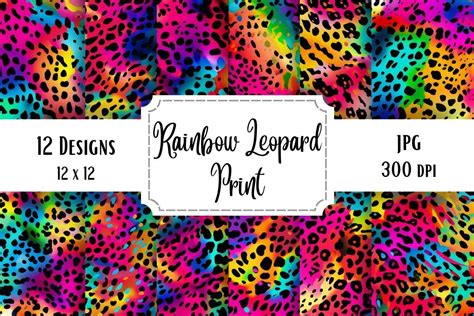 Rainbow Leopard Print Graphic by Whimsy Girl · Creative Fabrica