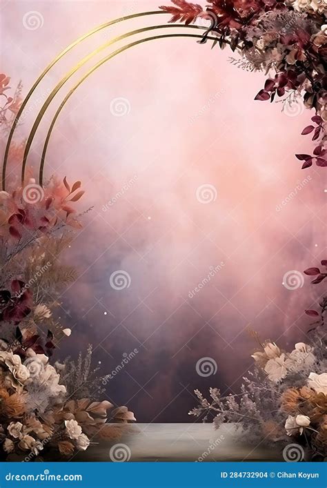 Whimsical Backdrop Elements Stock Illustration Illustration Of