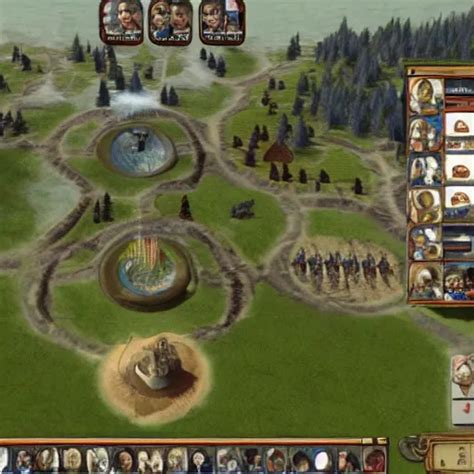 Gameplay Screenshot Of Bernie Sanders As A Leader In Stable Diffusion