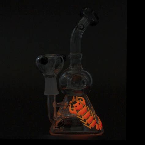 Grace Glass Red Scorpion Bong And Dab Rig 19cm