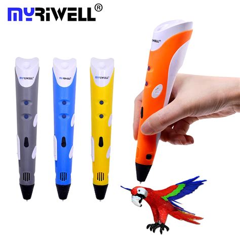 Original Myriwell 3D Pen DIY Magic 3D Printer Printing Pen with 3 ...