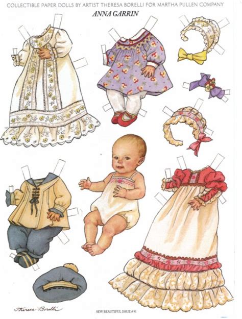 8 Best Images Of Baby Paper Dolls Printable Free Printable Baby Paper