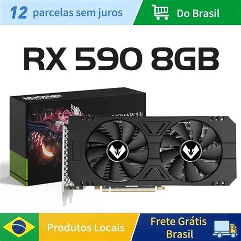 MAXSUN RX 590 8GB Placa De Video Gaming Cards Graphics Card GDDR5