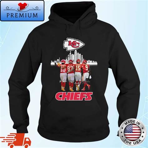 Kansas City Chiefs Skyline Isiah Pacheco Travis Kelce Patrick Mahomes