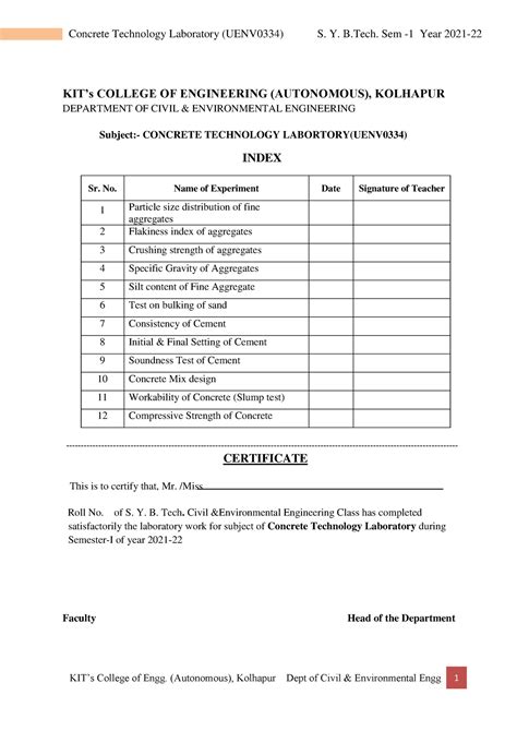 Updated CT Manual Civil Engineering SPPU Studocu