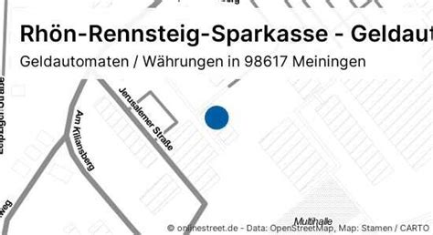 Rhön Rennsteig Sparkasse Geldautomat Moritz Seebeck Allee In Meiningen Geldautomaten Währungen