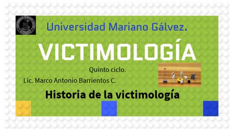 Historia De La Victimolog A