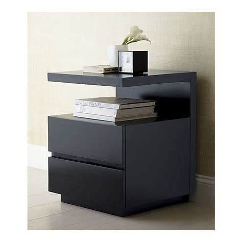 Black Nightstand Bedroom Night Stands Bedside Table Design Bed Furniture Design