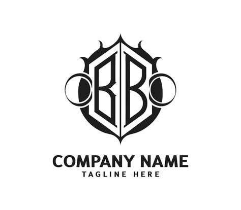 Bb Modern Monogram Logo Premium Ai Generated Vector