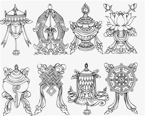 Symbols For Buddhism Free And Printable Buddhist Symbols Artofit