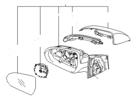 Espejo Derecho Hyundai Accent