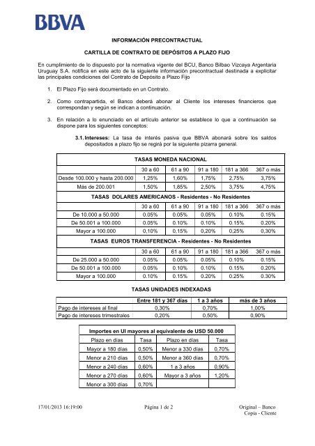 cartilla de informacion Banco de la Nación