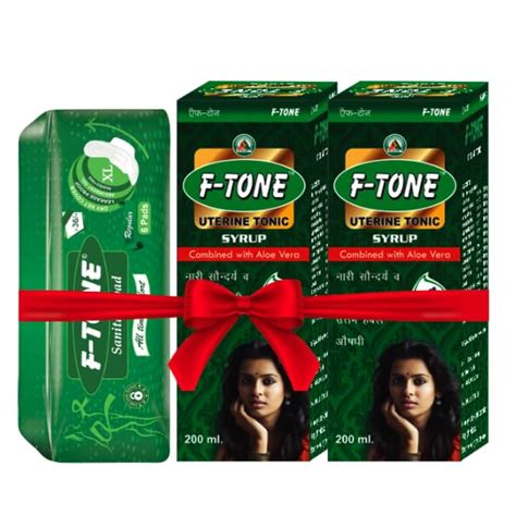 Buy F Tone Uterine Tonic 200ml For Female Pack Of 2 Get 1 Free F