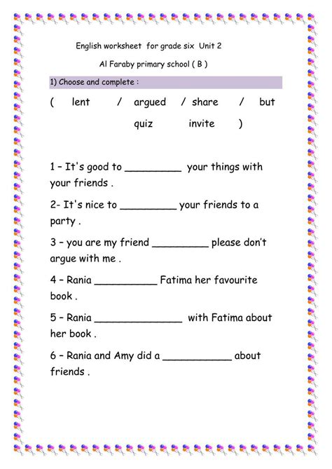 Grade English Fal Term Language Worksheet Teacha Worksheets