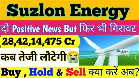 Suzlon Energy Latest News Suzlon Energy Latest News Today Suzlon