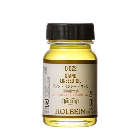 Olej Lniany Stand Linseed Oil Do Farb Olejnych Holbein 55 Ml