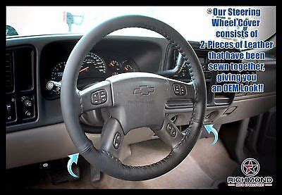 2006 2007 2008 Chevy Trailblazer LT LS SS Leather Steering Wheel Cover