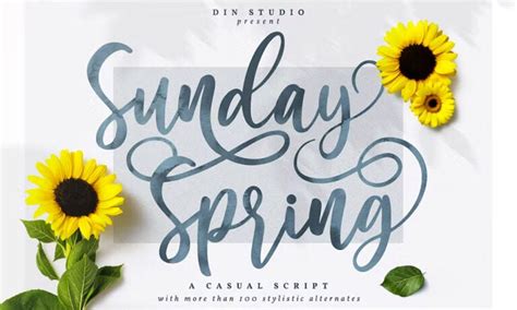 30+ Best Spring Fonts for Fresh Designs - Vandelay Design