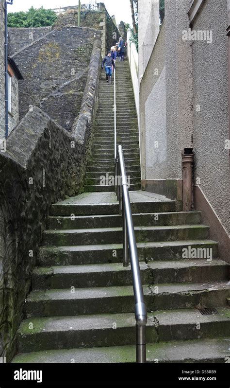 Jacobs Ladder Steps In Falmouth Uk Stock Photo Royalty Free Image