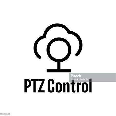 Ptz Control Vector Information Sign Stock Illustration Download Image