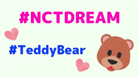 Nct Dreamteddy Bear Nomnomkiyow