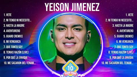 Yeison Jimenez Mix Grandes Sucessos Rom Nticas Antigas De Yeison