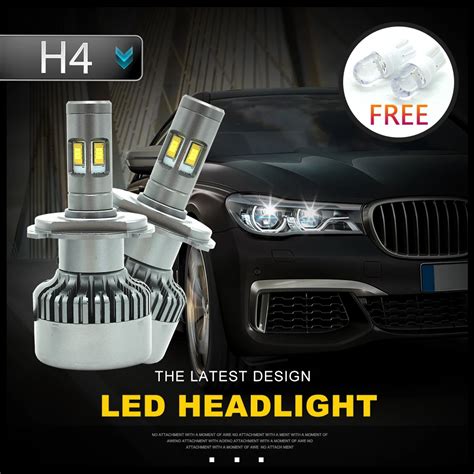 Modifygt V10 H4 Led H7 Led H8 H9 H11 H15 8000LM 100 W 12 V Do Farol Do